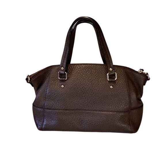 KATE SPADE Authentic Brown Leather Satchel bag with Gold Hardware - Picture 9 of 16